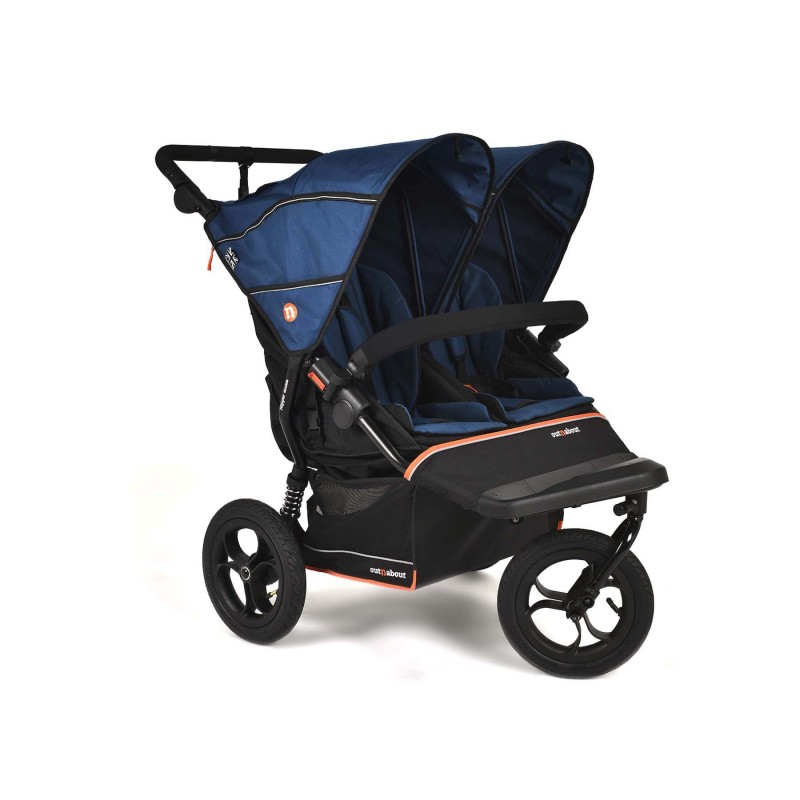 Nipper Double V6 Pushchair - In Highland Blue