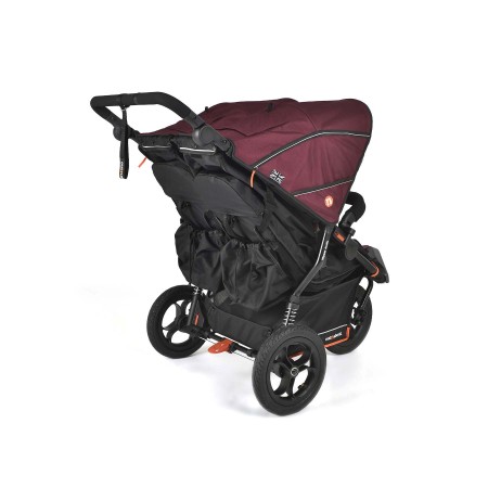 Nipper Double V6 Pushchair - In Brambleberry Red