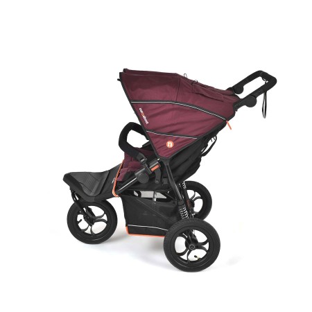 Nipper Double V6 Pushchair - In Brambleberry Red