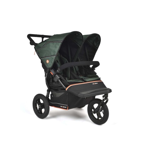 Nipper Double V6 Pushchair - In Sycamore Green