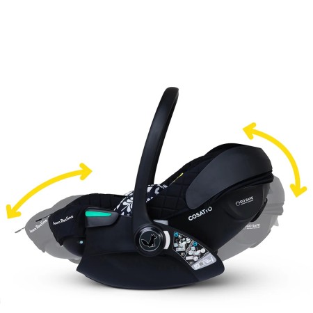 Cosatto Wow 3 [Rotate & Recline Cozy Bundle] - In Silhouette
