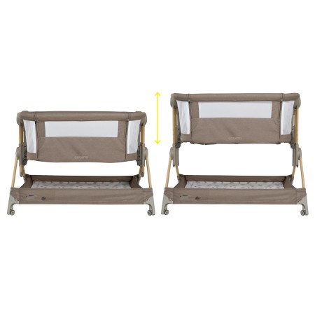 Cosatto Close to Me Folding Bedside Crib - In Lollop