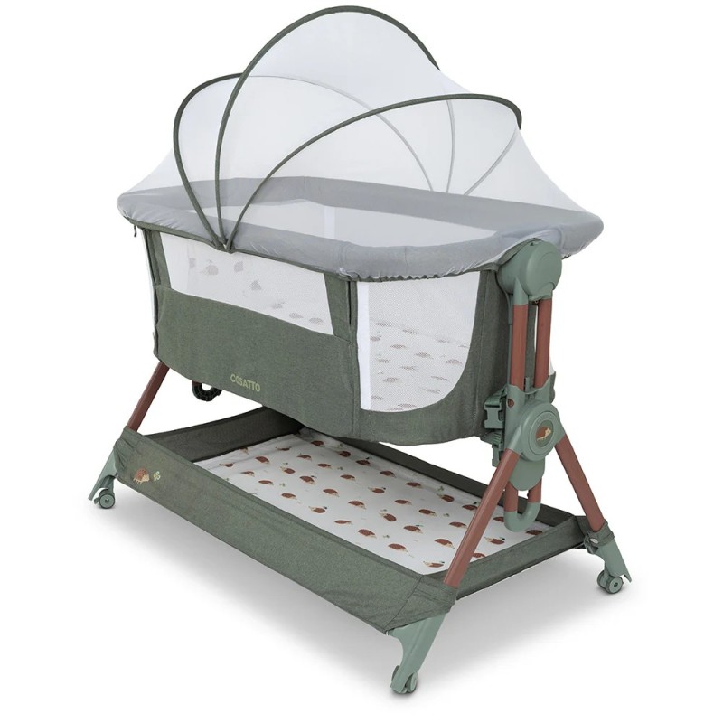 Cosatto Close to Me Folding Bedside Crib - In Hoglet
