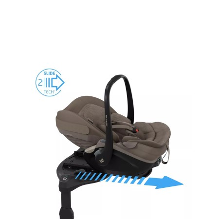 Maxi-Cosi Pebble Slide Pro iSize Car Seat & FamilyFix Slide Pro Base [In Oak Truffle]