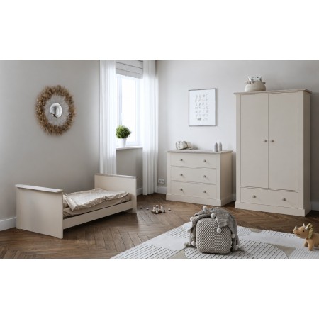 Little Acorns Sophia 3 Piece Nursery Room Set | In Cashmere & Grey Ash